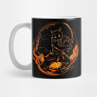 Cat Ninja Mastery Whiskered Assassin Mug